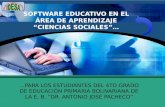 Software educativo en el área de aprendizaje