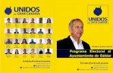 Programa Electoral Unidos por Gran Canaria para el municipio de Gáldar