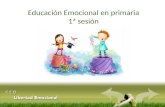 Taller: Educación Emocional en primaria para alumnos. Primera sesión.