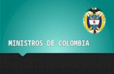Ministros de colombia