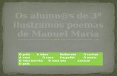 OS ALUMNOS DE 3º ILUSTRAMOS POEMAS DE MANUEL MARÍA