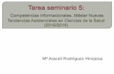 Tarea seminario 5: Competencias Informacionales. Máster Nuevas Tendencias Asistenciales en Ciencias de la Salud. Mª Araceli Rodriguez Hinojosa