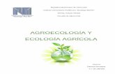 Monografía Agroecología y Ecología Agricola