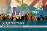 Resumen de méritos de la modalidad A toda una carrera profesional en el XIX Premio Andalucía de Medio Ambiente