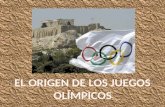 El incio de los Juegos Olímpicos