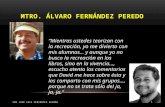 Mtro Álvaro Fernández Peredo reseña