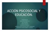 Acción psicosocial y educación