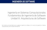 Ingenieria de software - Unidad 3 arquitecturas de software