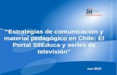 “Estrategias de comunicación y material pedagógico en Chile: El Portal SIIEduca y series de televisión” / Jorge Guzmán - SII (Chile)