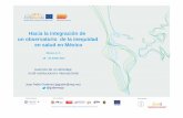 Hacia la integración de un observatorio de la inequidad en salud en México / Juan Pablo Gutiérrez - INSP (México)