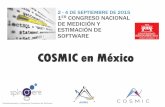 CNMES'15 - COSMIC en Mexico - Francisco Valdès Souto