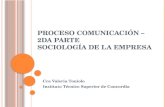 "Proceso  comunicación organizacional"  parte 2