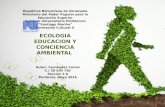Ecología, educación y conciencia ambiental