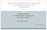 Valor Impacto Cambio Climático en Recursos Costeros de Uruguay