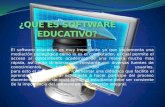 Qué es software educativo