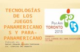 análisis de la tecnología de los juegos panamericanos y parapanamericanos
