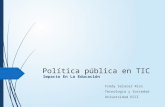 Política pública en TIC_impacto en la educación