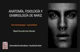 Anatomía, embriología y fisiología de la nariz