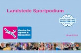Landstede Sportpodium, Presentatie Tjeerd Biesterbosch, 16-04-2013