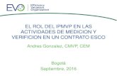 El rol del IPMVP en las actividades de medicion y verificación en un contrato ESCO