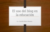 El uso del blog en la educación