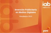 Estudio IAB sobre la Inversión publicitaria_ en medios y digitales durante 2015