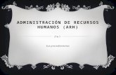 Administración de recursos humanos (arh)