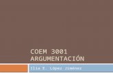 COEM 3001 3001 argumentacion