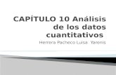 Capítulo 10 análisis de los datos cuantitativos