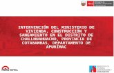Compromisos de la Mesa de Dialogo de Challhuahuacho - Sector Vivienda