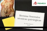 Hernias ventrales Tratamiento quirurgico