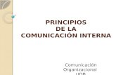 Principios de comunicación interna clase 6
