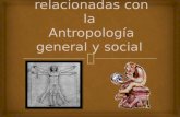 Ciencias relacionadas con la antropología