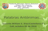 Clase castellano 4°-10-05-16_antónimas
