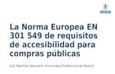 Norma Europea   en 301 549 accesibilidad compras públicas