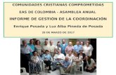 Informe de gestión de las comunidades EAS de Colombia 2017