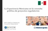 La Experiencia Mexicana en la consulta pública de proyectos regulatorios