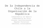 De la independencia de chile a la organización