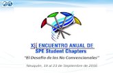XII Encuentro Anual de SPE Student Chapters 2016