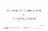 Democracia Constitucional y Estado de Derecho
