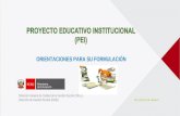 PROYECTO EDUCATIVO INSTITUCIONAL (PEI).