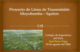 Cip línea de transmisión moyobamba –iquitos