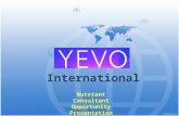 Yevo Opportunity Presentation