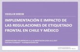 Implementación e impacto de las regulaciones de etiquetado frontal en Chile y México