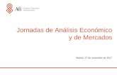 Jornadas de Análisis Económico y de Mercados. 27 de noviembre de 2017