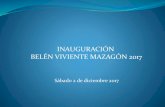 Inauguración Belén Viviente Mazagón 2017