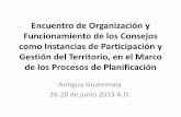 Noticiero - Encuentro de Organización y Funcionamiento de los Consejos como Instancias de Participación y Gestión del Territorio, en el Marco de los Procesos de Planificación