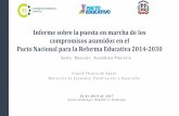 Presentacion informe compromisos pacto educativo 2016