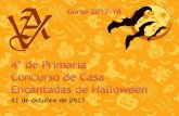 Casas Encantadas 4º de Primaria - Halloween 2017
