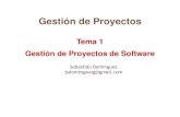 Gestión de proyectos   gestión de proyectos de software